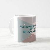 Mug Expérimentez et évoluez (Devant gauche)