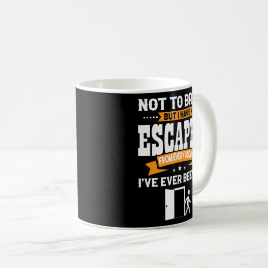 Mug Expert de la salle d'évasion (Devant droit)