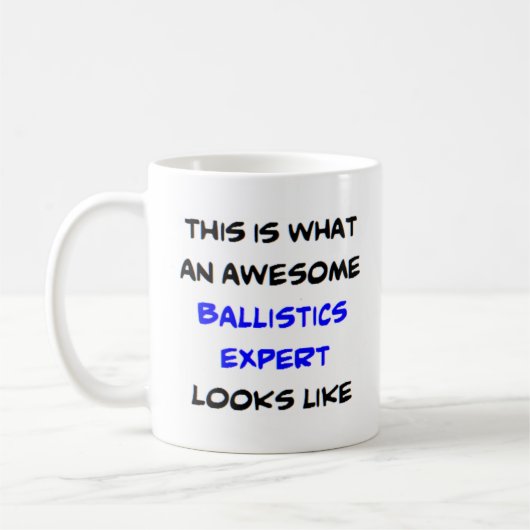 Mug expert en balistique, génial (Gauche)