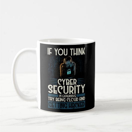 Mug Expert En Cybersécurité Pour Hacker Et Cyber W (Gauche)