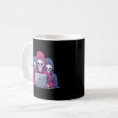Mug Expert En Cybersécurité Pour Hacker Et Cyber W (Devant gauche)