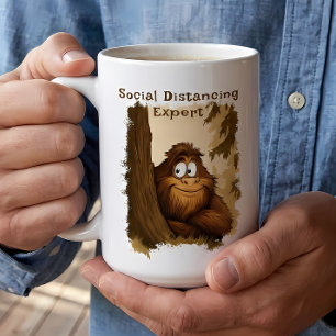 Mug Expert en Distances Sociales Sasquatch