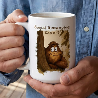 Mug Expert en Distances Sociales Sasquatch