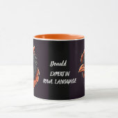 Mug Expert en Fowl Language, Cockerel's Head. Modifiab (Centre)