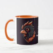 Mug Expert en Fowl Language, Cockerel's Head. Modifiab (Gauche)