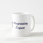 Mug Expert en matière d'hospitalité (Devant droit)