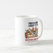 Mug Expert Professionnel de la Sieste Bouledogue Franç (Devant droit)