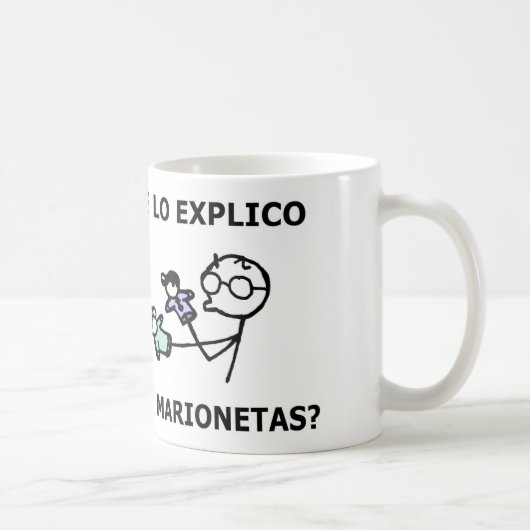 Mug explique avec des marionnettes ? (Droite)