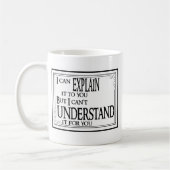 Mug Expliquez contre comprennent (Gauche)