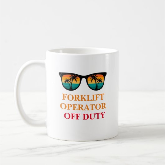 Mug Exploitant de chariots élévateurs hors service (Gauche)