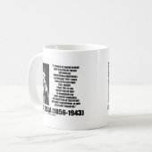 Mug Exploitation de la citation de Tesla de l'énergie (Devant gauche)