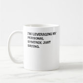 Mug Exploitation de la synergie personnelle Phrase drô (Gauche)