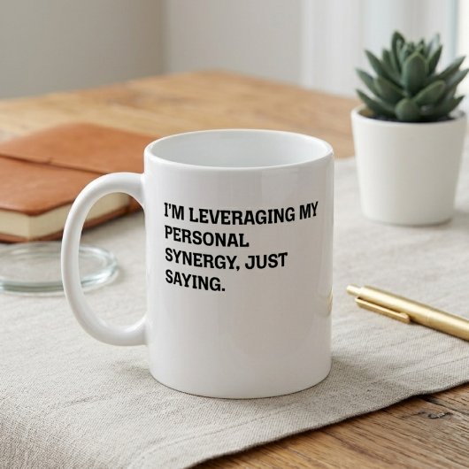 Mug Exploitation de la synergie personnelle Phrase drô