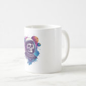 Mug Explorateur Astronaute Crâne (Devant droit)