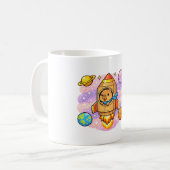 Mug Explorateur Capybara Cosmique (Devant gauche)