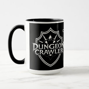 Mug Explorateur de Donjon Personnalisé Noir