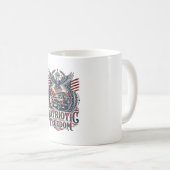 Mug Explorateur de route désertique patriotique (Devant droit)