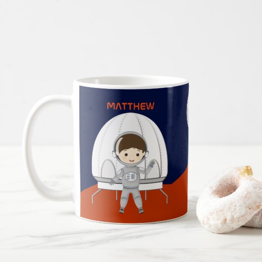 Mug Explorateur d'espace (Avec donut)