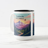 Mug "Explore la beauté de la nature" (Devant gauche)