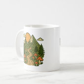 Mug Explore More Mountains | Mushroom Hiking Adventure (Devant gauche)