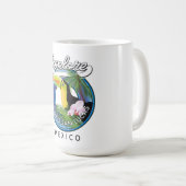 Mug explorer cabo san lucas mexique patch de voyage (Devant droit)