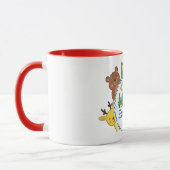 Mug Explorer Club Kids Camping Animal Art (Gauche)