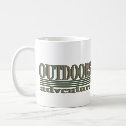 Mug explorer la vintage aventure extérieure (Gauche)