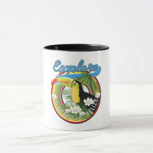 Mug Explorer le logo de voyage Placencia Belize
