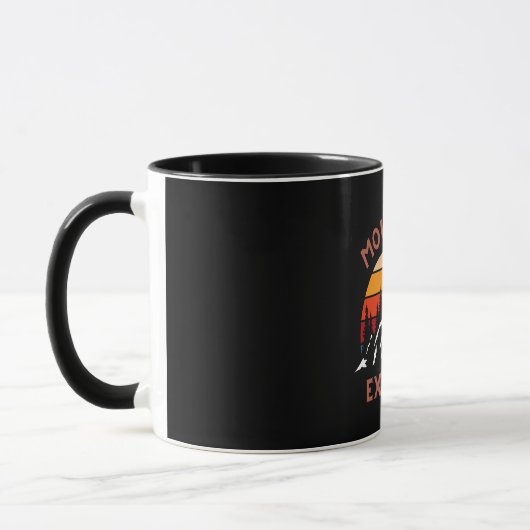 Mug Explorez la montagne (Gauche)