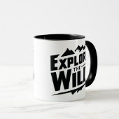 Mug Explorez la nature (Devant droit)
