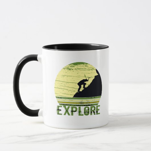 Mug Explorez la randonnée sauvage (Gauche)