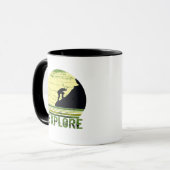 Mug Explorez la randonnée sauvage (Devant gauche)