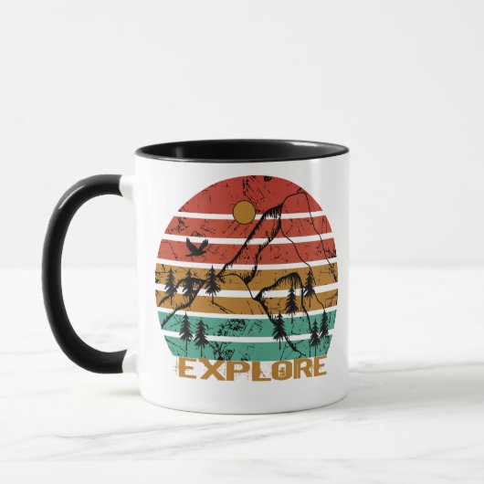 Mug Explorez la vintage extérieure (Gauche)