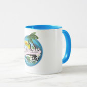 Mug explorez le fabuleux logo de l'Argentine (Devant droit)