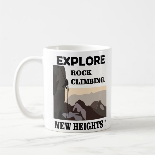 Mug Explorez New Heights Rock Escalade (Gauche)