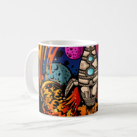 Mug Exploser le vaisseau spatial (Devant gauche)