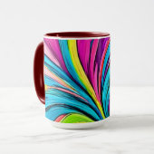 Mug Explosion Abstraite (Devant gauche)