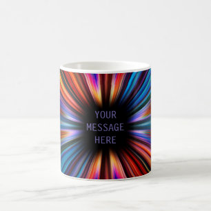 Mug Explosion colorée de starburst