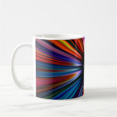 Mug Explosion colorée de starburst (Gauche)