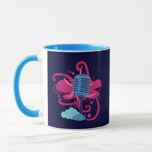 Mug Explosion d'art microphone (Gauche)