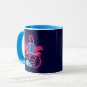 Mug Explosion d'art microphone (Devant gauche)