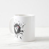 Mug Explosion de badminton (Devant gauche)
