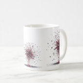 Mug Explosion de Cristal Luxueux Moderne Noir Classiqu (Devant droit)