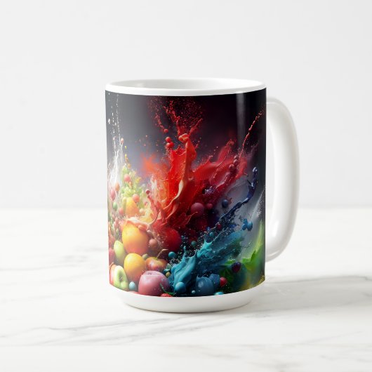 Mug Explosion de fruits (Devant droit)
