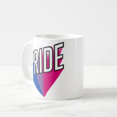 Mug Explosion de la fierté bisexuelle (Devant gauche)