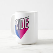Mug Explosion de la fierté bisexuelle (Devant gauche)