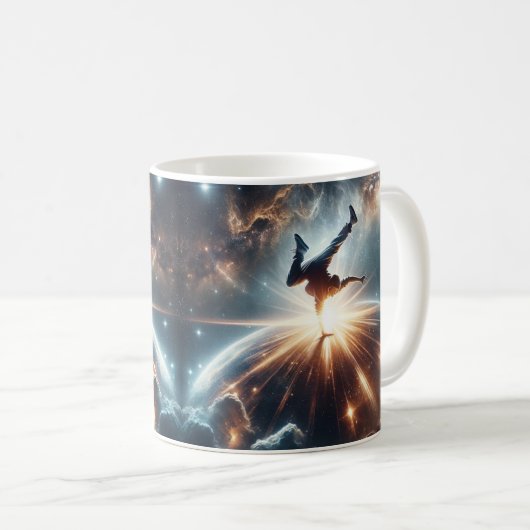 Mug Explosion de rupture galactique dans l'espace prof (Devant droit)