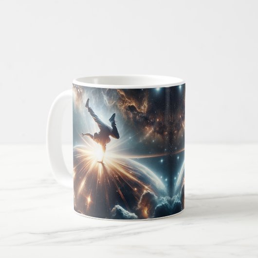 Mug Explosion de rupture galactique dans l'espace prof (Devant gauche)