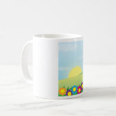 Mug Explosion de soleil dans une prairie printanière a (Devant gauche)