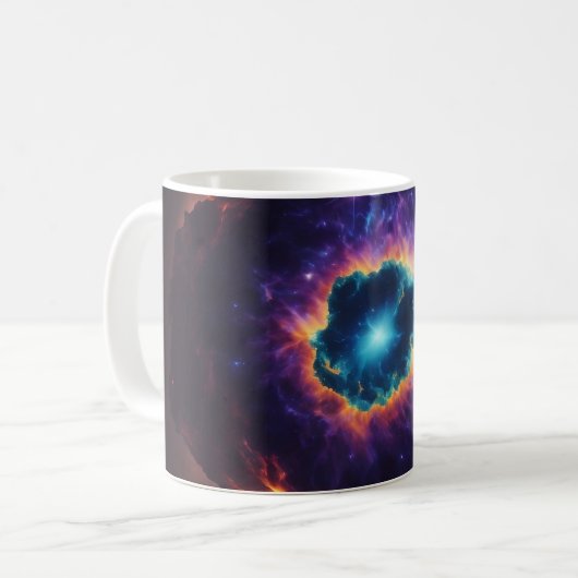 Mug Explosion de Supernova dans le ciel étoilé (Devant gauche)